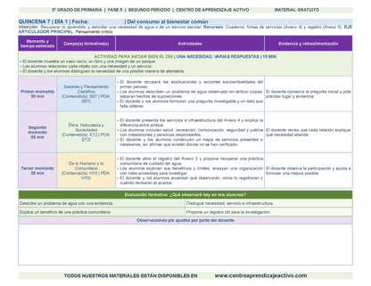 PLANEACIÓN 5° Primaria Segundo Periodo (Dic, Ene, Feb, Mar) en 🎁PDF