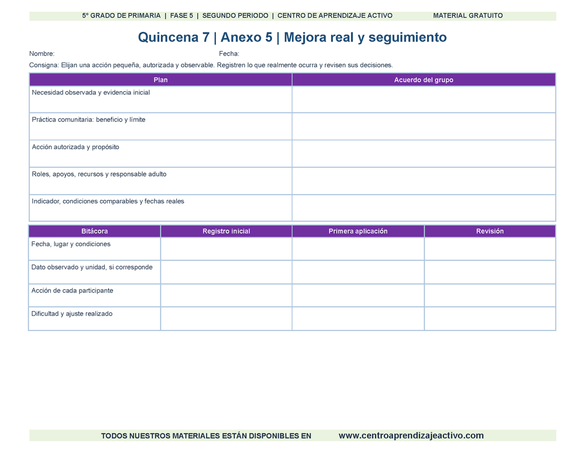 PLANEACIÓN 5° Primaria Segundo Periodo (Dic, Ene, Feb, Mar) en 🎁PDF