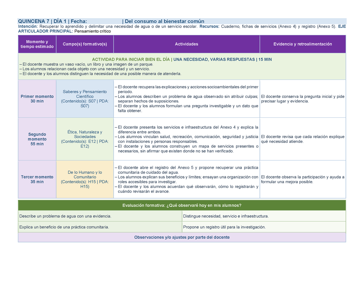 PLANEACIÓN 5° Primaria Segundo Periodo (Dic, Ene, Feb, Mar) ✏️Editable en Word