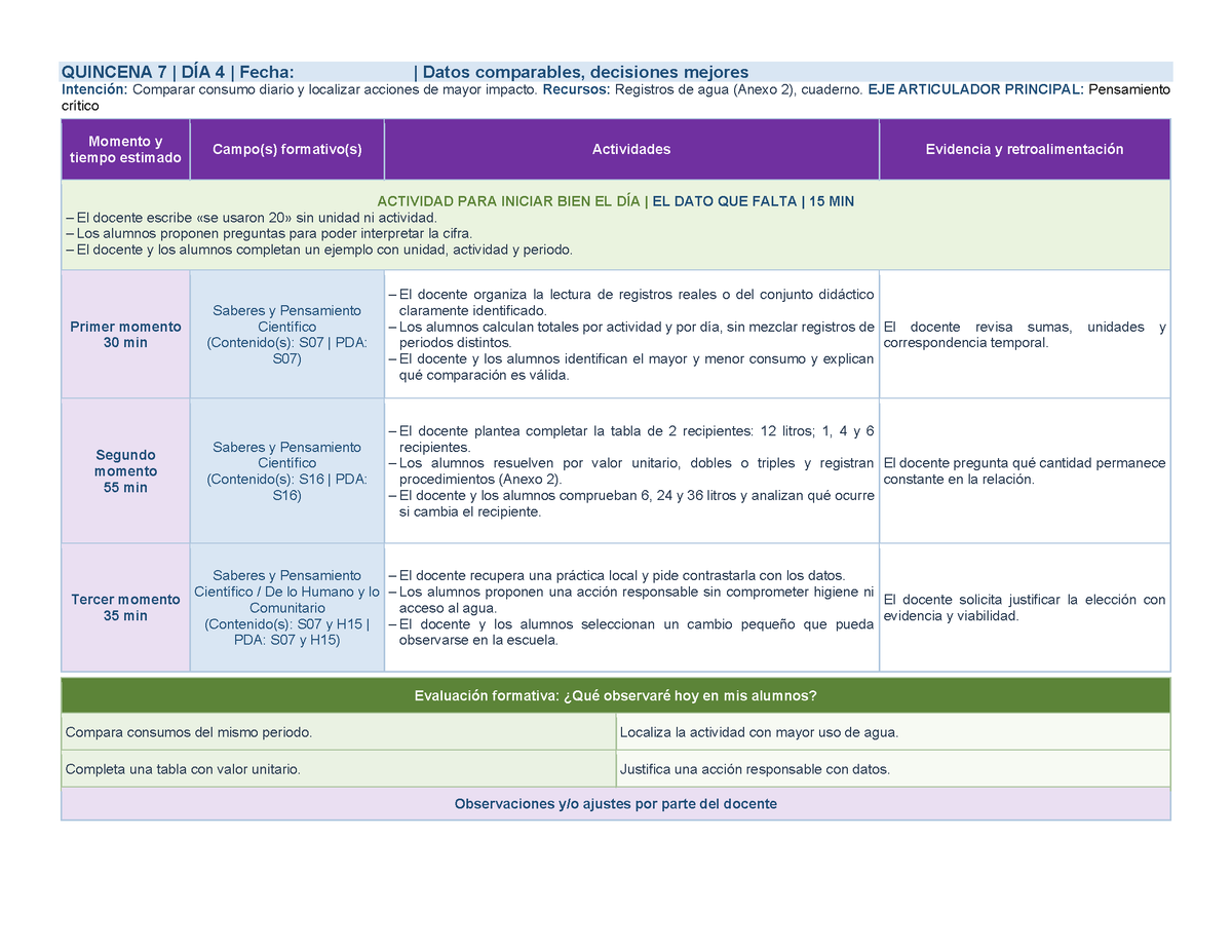 PLANEACIÓN 5° Primaria Segundo Periodo (Dic, Ene, Feb, Mar) ✏️Editable en Word