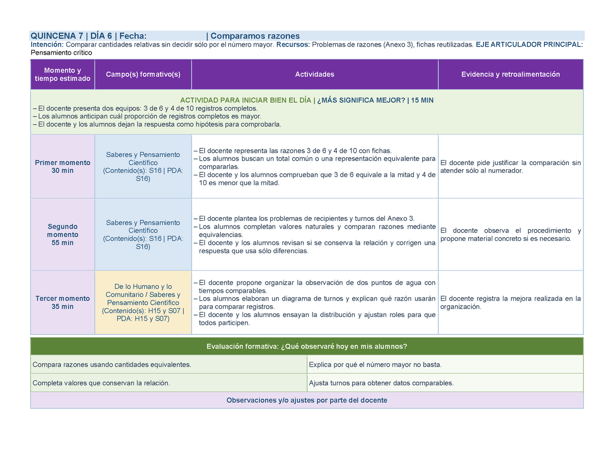 PLANEACIÓN 5° Primaria Segundo Periodo (Dic, Ene, Feb, Mar) ✏️Editable en Word