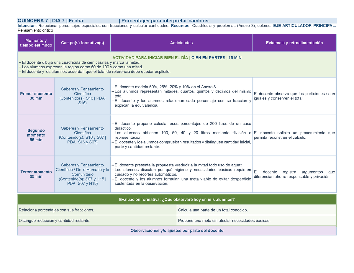 PLANEACIÓN 5° Primaria Segundo Periodo (Dic, Ene, Feb, Mar) ✏️Editable en Word