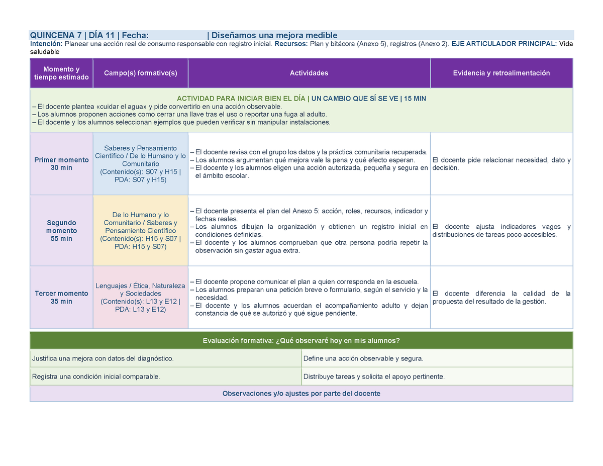 PLANEACIÓN 5° Primaria Segundo Periodo (Dic, Ene, Feb, Mar) ✏️Editable en Word