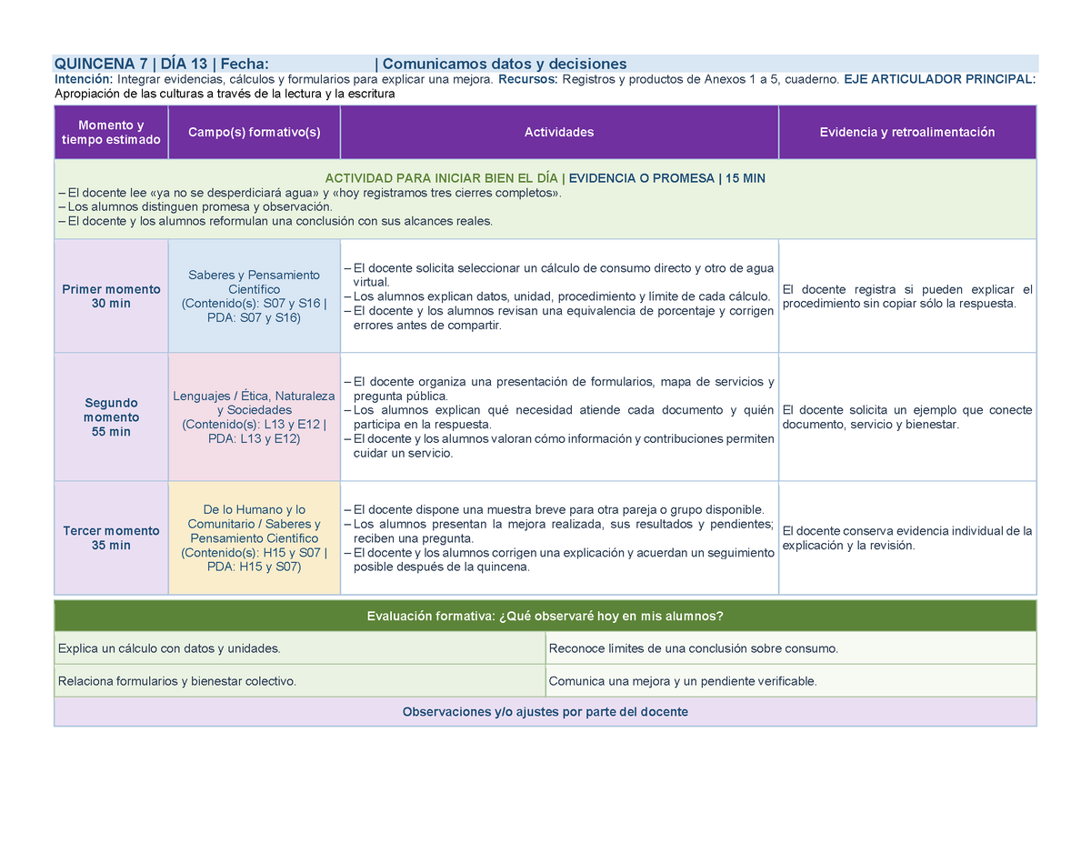 PLANEACIÓN 5° Primaria Segundo Periodo (Dic, Ene, Feb, Mar) ✏️Editable en Word