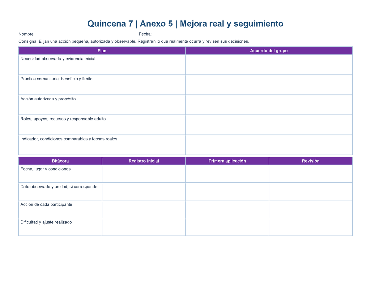 PLANEACIÓN 5° Primaria Segundo Periodo (Dic, Ene, Feb, Mar) ✏️Editable en Word