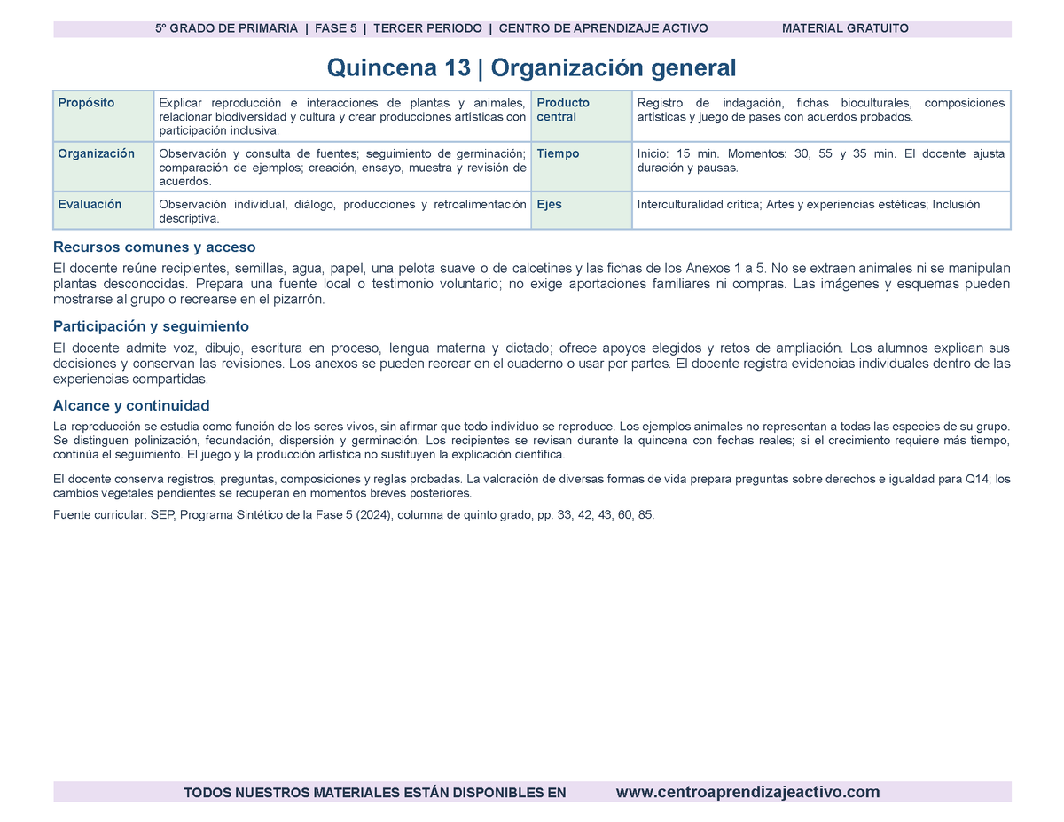 PLANEACIÓN 5° Primaria Tercer Periodo (Abr, May, Jun, Jul) en 🎁PDF