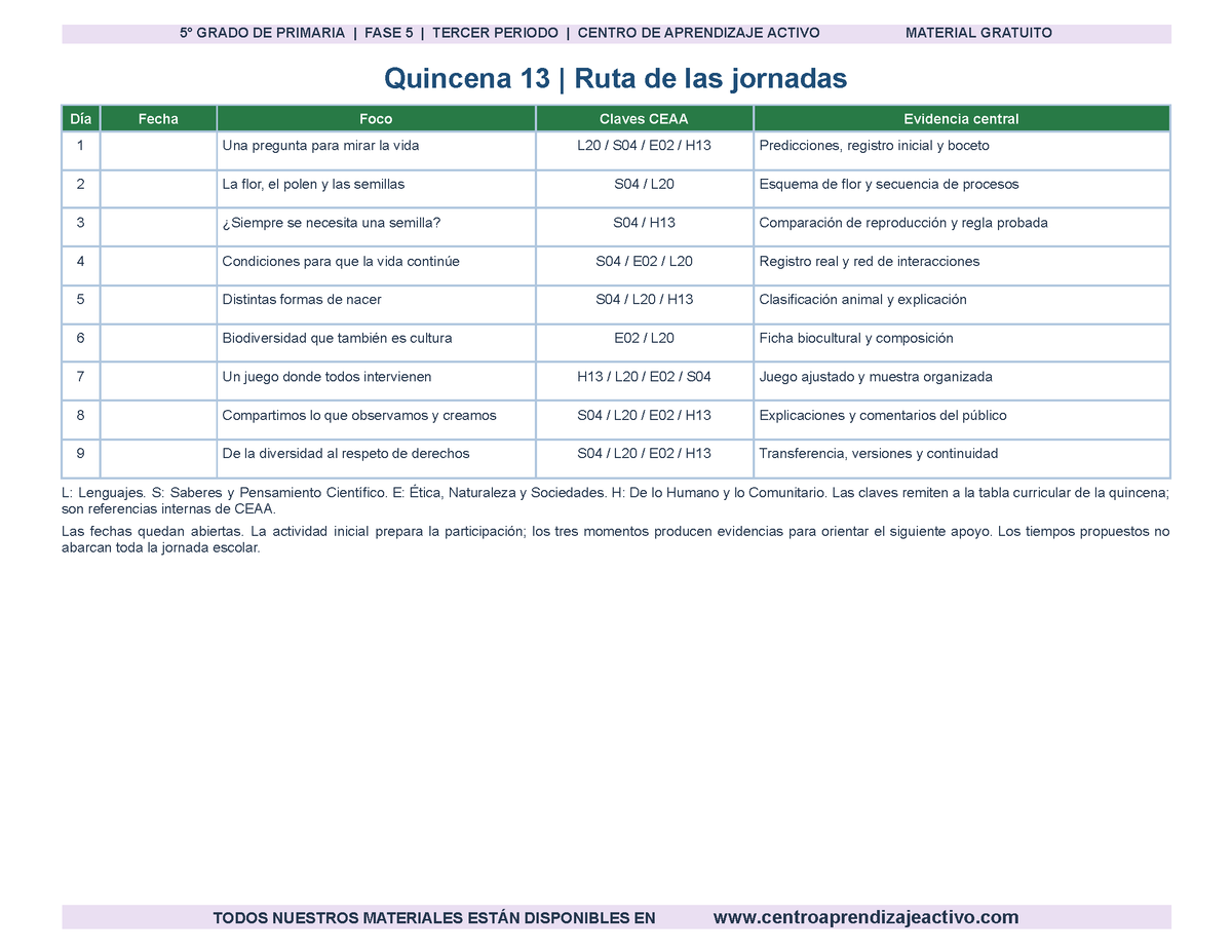 PLANEACIÓN 5° Primaria Tercer Periodo (Abr, May, Jun, Jul) en 🎁PDF