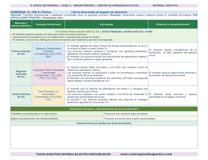 PLANEACIÓN 5° Primaria Tercer Periodo (Abr, May, Jun, Jul) en 🎁PDF