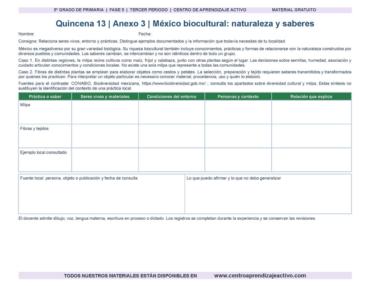 PLANEACIÓN 5° Primaria Tercer Periodo (Abr, May, Jun, Jul) en 🎁PDF