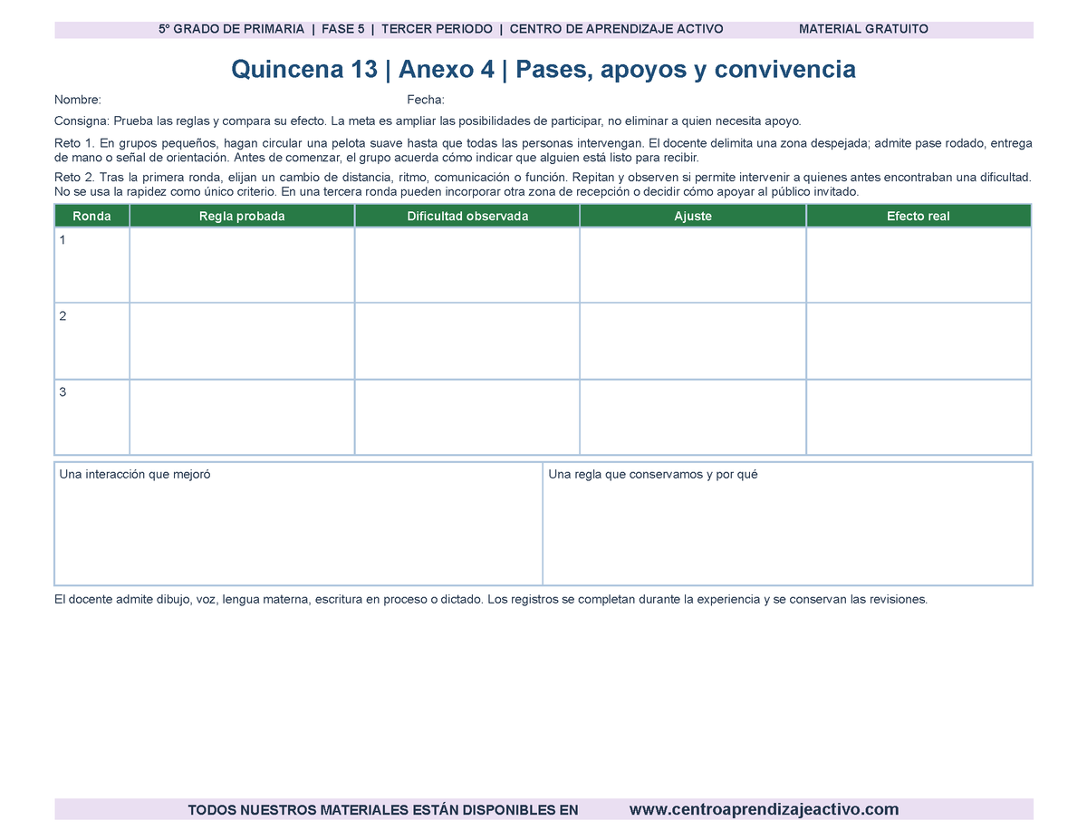PLANEACIÓN 5° Primaria Tercer Periodo (Abr, May, Jun, Jul) en 🎁PDF