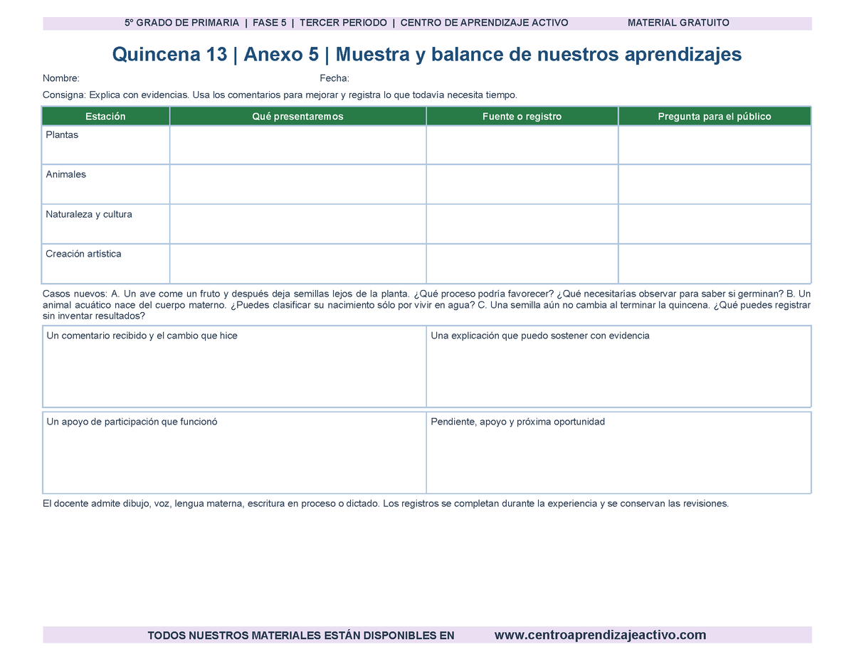 PLANEACIÓN 5° Primaria Tercer Periodo (Abr, May, Jun, Jul) en 🎁PDF