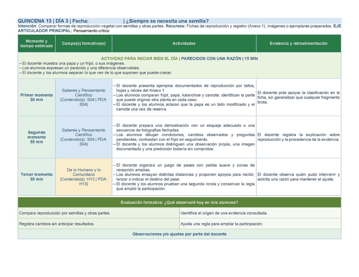 PLANEACIÓN 5° Primaria Tercer Periodo (Abr, May, Jun, Jul) ✏️Editable en Word