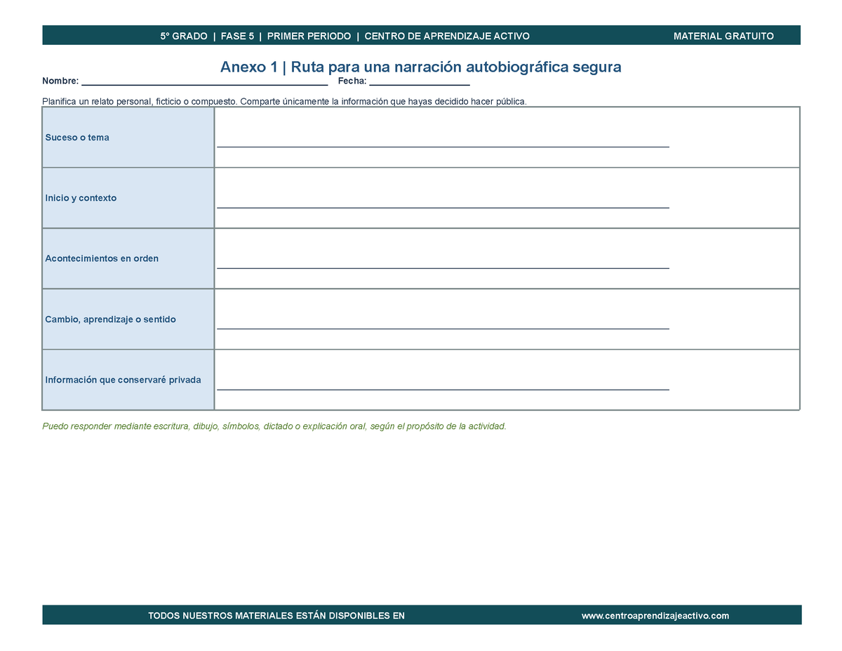 PLANEACIÓN 5° Primaria Primer Periodo (Sep, Oct, Nov) en 🎁PDF