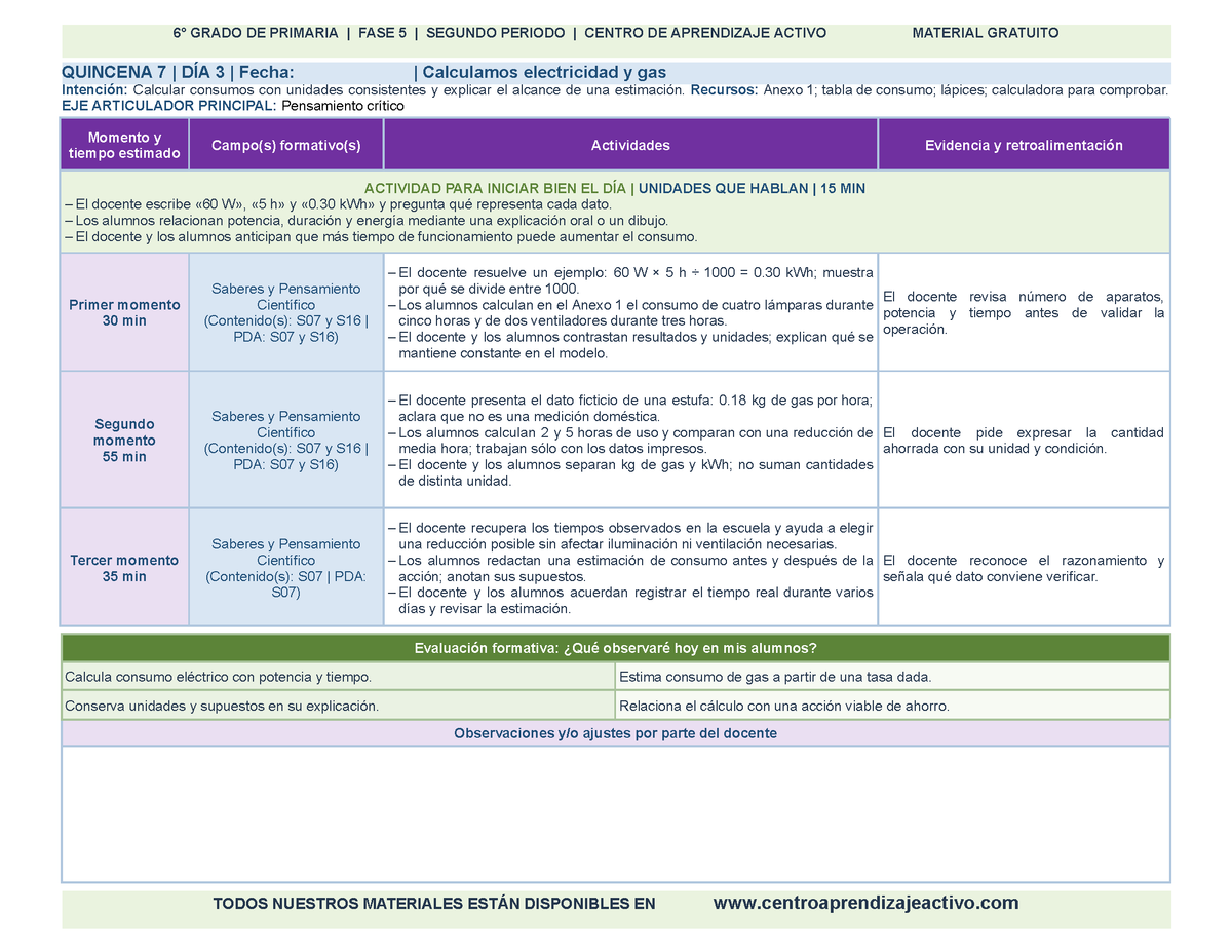 PLANEACIÓN 6° Primaria Segundo Periodo (Dic, Ene, Feb, Mar) en 🎁PDF