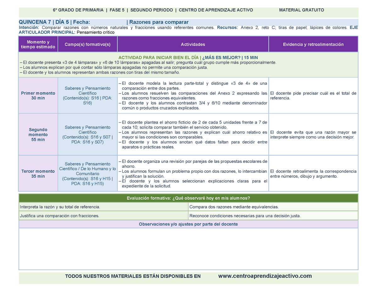 PLANEACIÓN 6° Primaria Segundo Periodo (Dic, Ene, Feb, Mar) en 🎁PDF