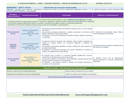 PLANEACIÓN 6° Primaria Segundo Periodo (Dic, Ene, Feb, Mar) en 🎁PDF