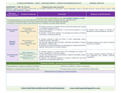 PLANEACIÓN 6° Primaria Segundo Periodo (Dic, Ene, Feb, Mar) en 🎁PDF