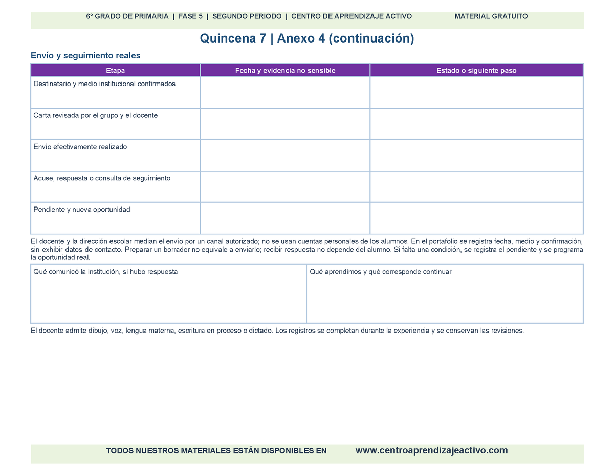 PLANEACIÓN 6° Primaria Segundo Periodo (Dic, Ene, Feb, Mar) en 🎁PDF