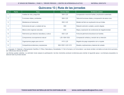 PLANEACIÓN 6° Primaria Tercer Periodo (Abr, May, Jun, Jul) en 🎁PDF