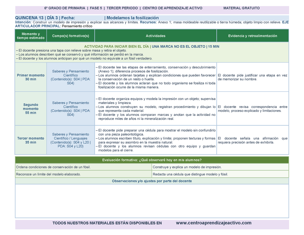 PLANEACIÓN 6° Primaria Tercer Periodo (Abr, May, Jun, Jul) en 🎁PDF