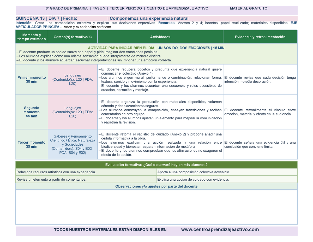 PLANEACIÓN 6° Primaria Tercer Periodo (Abr, May, Jun, Jul) en 🎁PDF