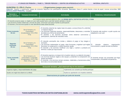PLANEACIÓN 6° Primaria Tercer Periodo (Abr, May, Jun, Jul) en 🎁PDF