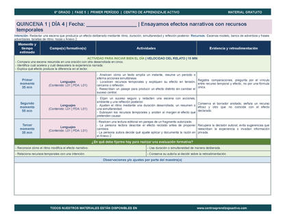 PLANEACIÓN 6° Primaria Primer Periodo (Sep, Oct, Nov) en 🎁PDF
