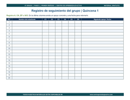 PLANEACIÓN 6° Primaria Primer Periodo (Sep, Oct, Nov) en 🎁PDF