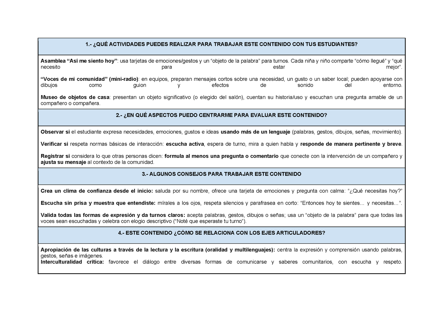 Planeación Fase 2 Preescolar 1⁰, 2⁰ y 3⁰ Todos los Contenidos (Editable en Word)