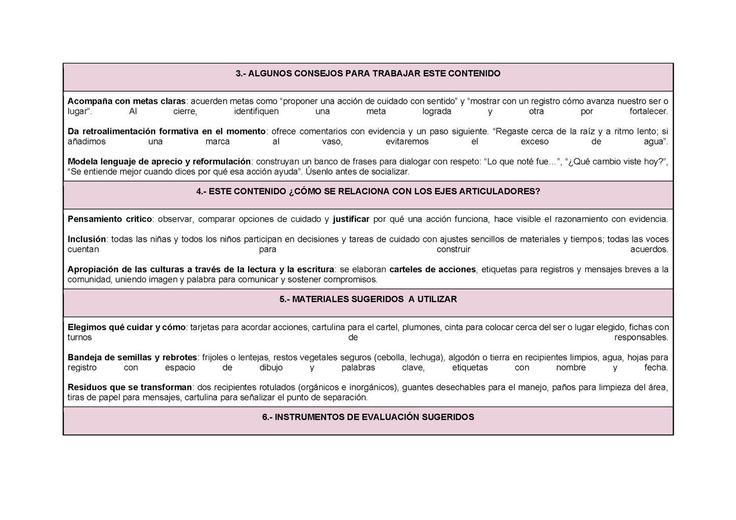 Planeación Fase 2 Preescolar 1⁰, 2⁰ y 3⁰ Todos los Contenidos (Editable en Word)