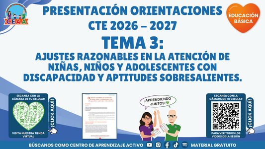 🧡 Presentación CTE 2026-2027 gratuita en PDF: Ajustes razonables | Básica Tema 3