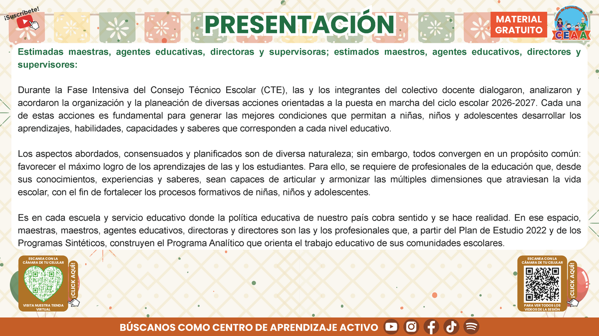 Presentación CTE Para Docentes Sesión 1 Septiembre 2026 en PDF