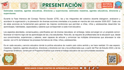 Presentación CTE Para Docentes Sesión 1 Septiembre 2026 en PDF