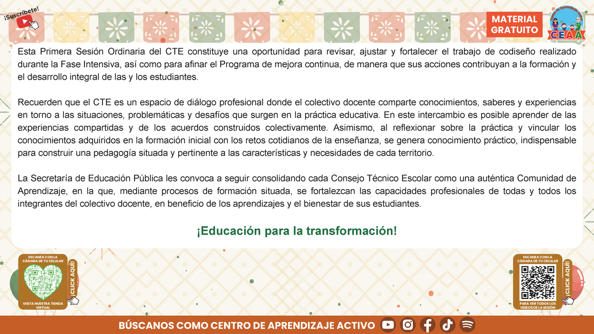 Presentación CTE Para Docentes Sesión 1 Septiembre 2026 en PDF