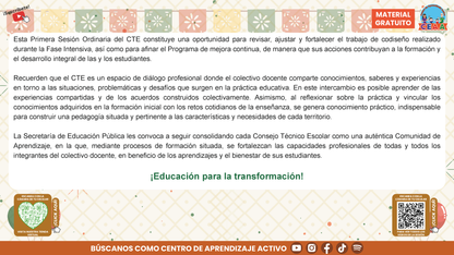 Presentación CTE Para Docentes Sesión 1 Septiembre 2026 en PDF