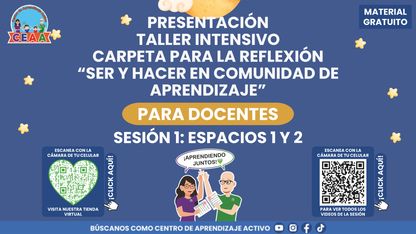 Presentación Taller Intensivo Docentes Sesión 1: Espacios 1 y 2 en PDF