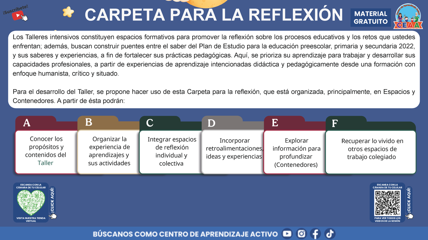 Presentación Taller Intensivo Docentes Sesión 1: Espacios 1 y 2 en PDF