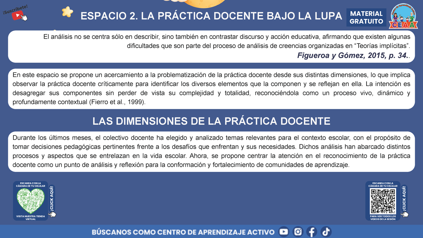 Presentación Taller Intensivo Docentes Sesión 1: Espacios 1 y 2 en PDF