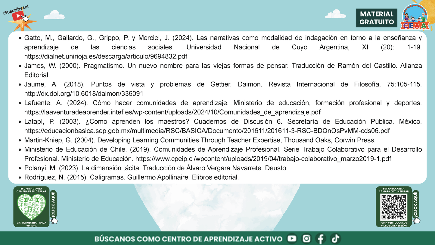 Presentación Taller Intensivo Docentes Sesión 2: Espacios 3 y 4 en PDF