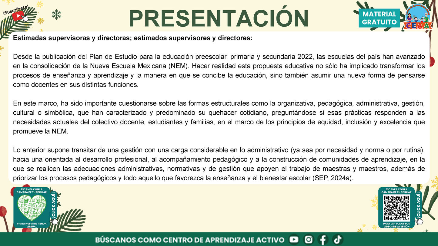 Presentación Taller Intensivo Directores Enero 2026 en PDF
