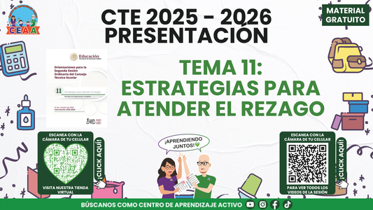 Presentación CTE Tema 11: ESTRATEGIAS PARA ATENDER EL REZAGO en PDF