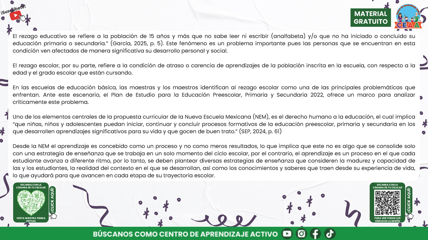 Presentación CTE Tema 11: ESTRATEGIAS PARA ATENDER EL REZAGO en PDF