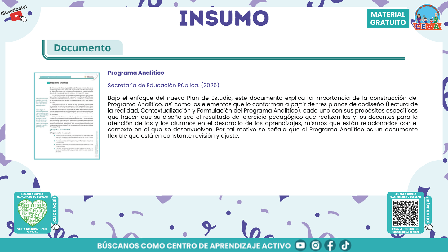 Presentación CTE Tema 2: PROGRAMA ANALÍTICO en PDF
