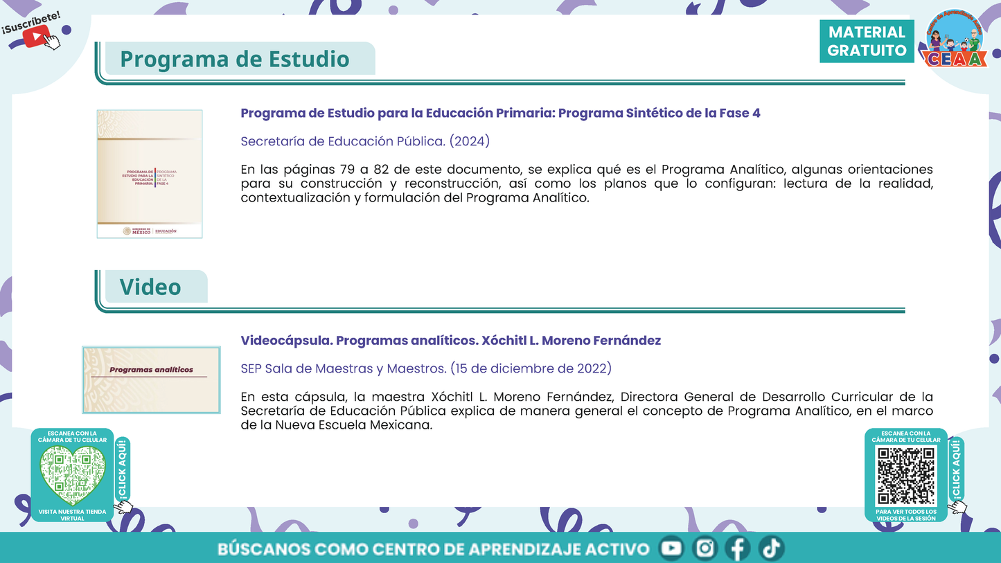 Presentación CTE Tema 2: PROGRAMA ANALÍTICO en PDF