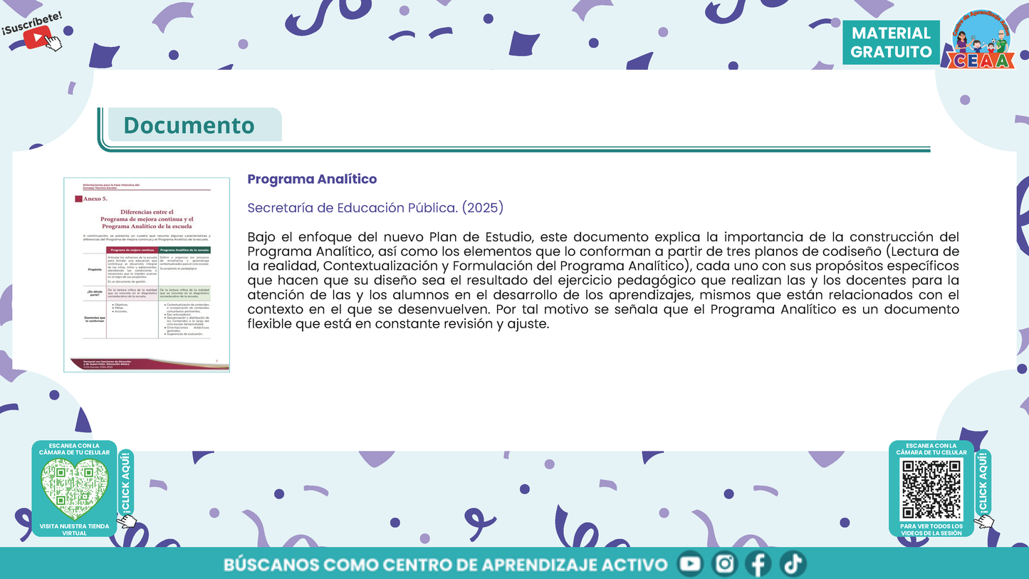 Presentación CTE Tema 2: PROGRAMA ANALÍTICO en PDF