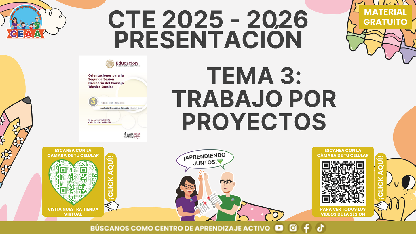Presentación CTE Tema 3: TRABAJO POR PROYECTOS en PDF