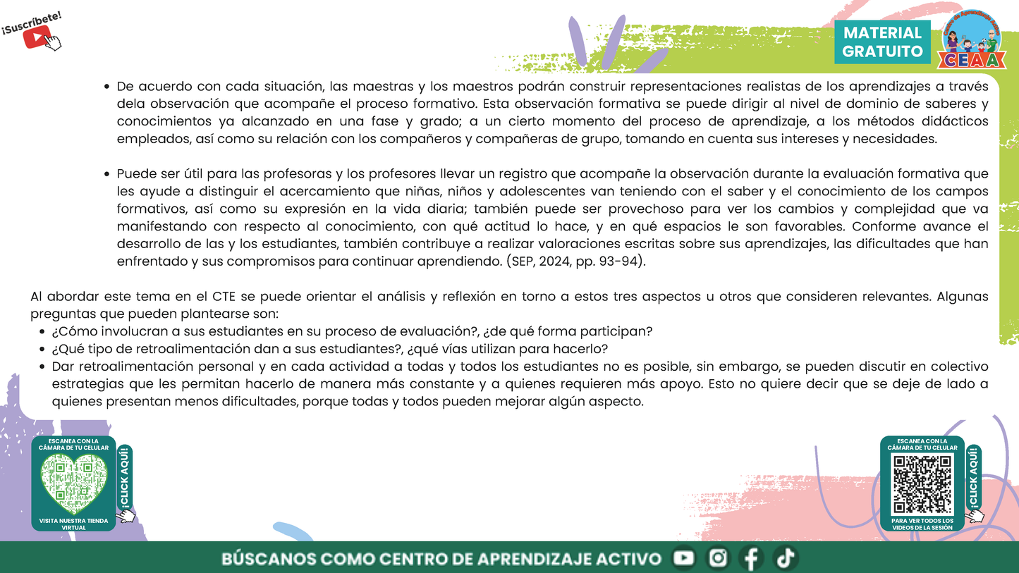 Presentación CTE Tema 5: EVALUACIÓN FORMATIVA en PDF