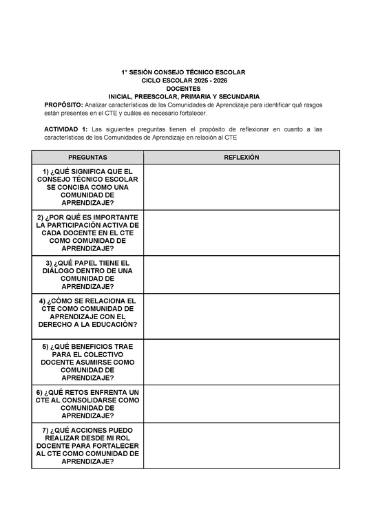 Formatos de Producto CTE Sesión 1 Maestros (Editables en Word)