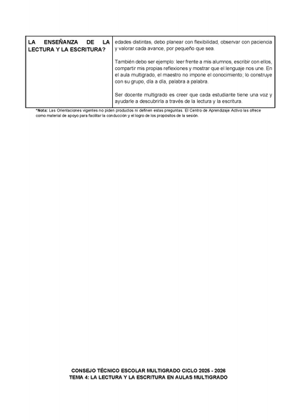 Formato de Productos CTE Multigrado Tema 4 (Editable en Word)