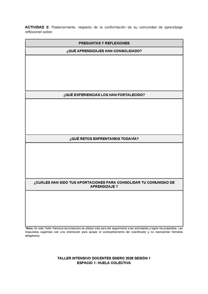 Formato de Productos Taller Intensivo Docentes Sesión 1 (Editable en Word)